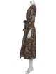 'S Max Mara Printed Midi Length Dress