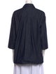 'S Max Mara Three-Quarter Sleeve Button-Up Top