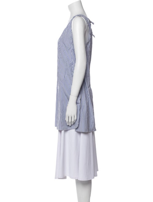 'S Max Mara Striped Square Neckline Tunic