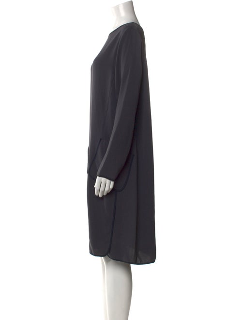 'S Max Mara Bateau Neckline Knee-Length Dress