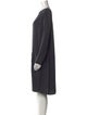'S Max Mara Bateau Neckline Knee-Length Dress