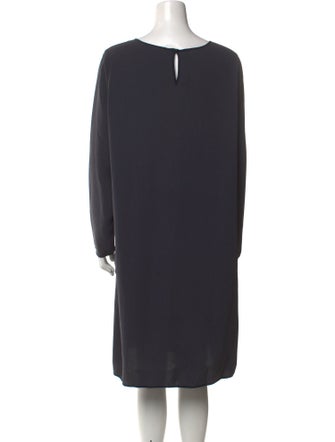'S Max Mara Bateau Neckline Knee-Length Dress