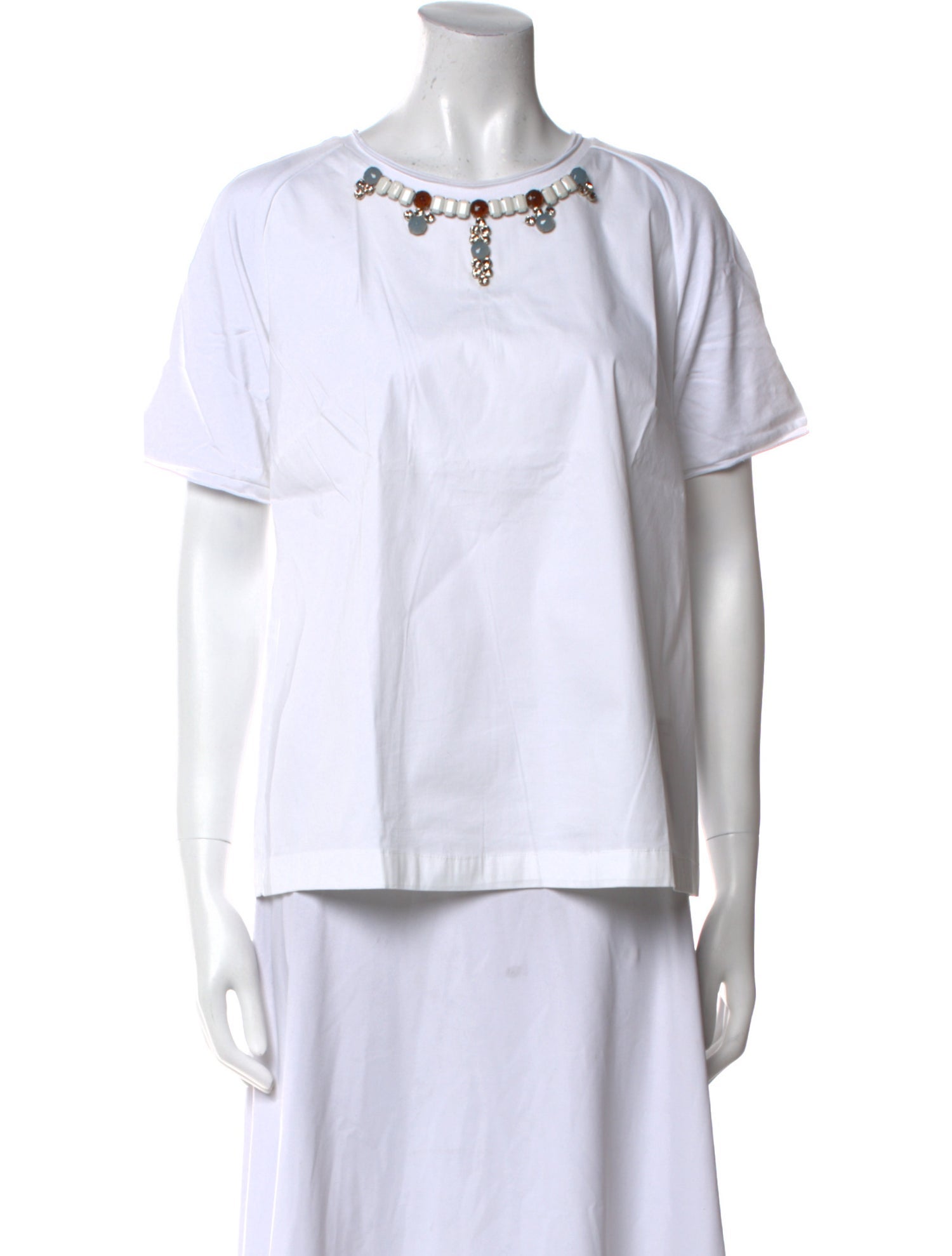 'S Max Mara Crew Neck Short Sleeve T-Shirt