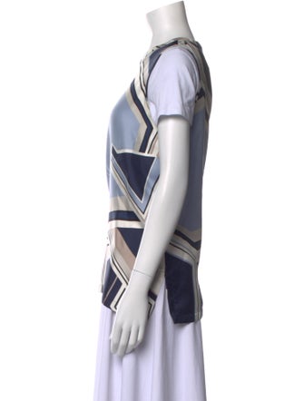 'S Max Mara Printed Scoop Neck T-Shirt