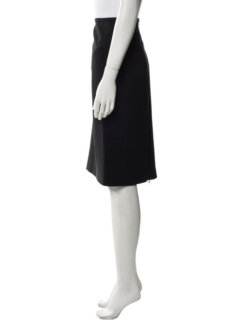 'S Max Mara Virgin Wool Knee-Length Skirt