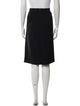'S Max Mara Virgin Wool Knee-Length Skirt