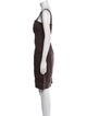 'S Max Mara Linen Knee-Length Dress