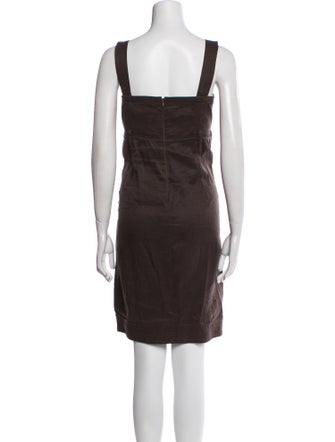 'S Max Mara Linen Knee-Length Dress