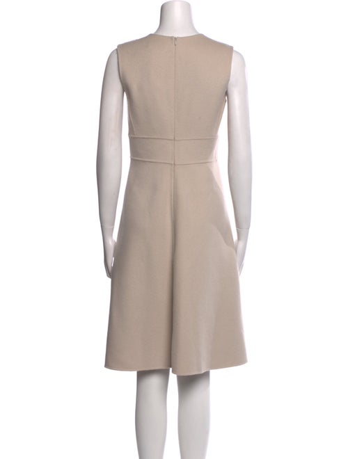 'S Max Mara Virgin Wool Knee-Length Dress