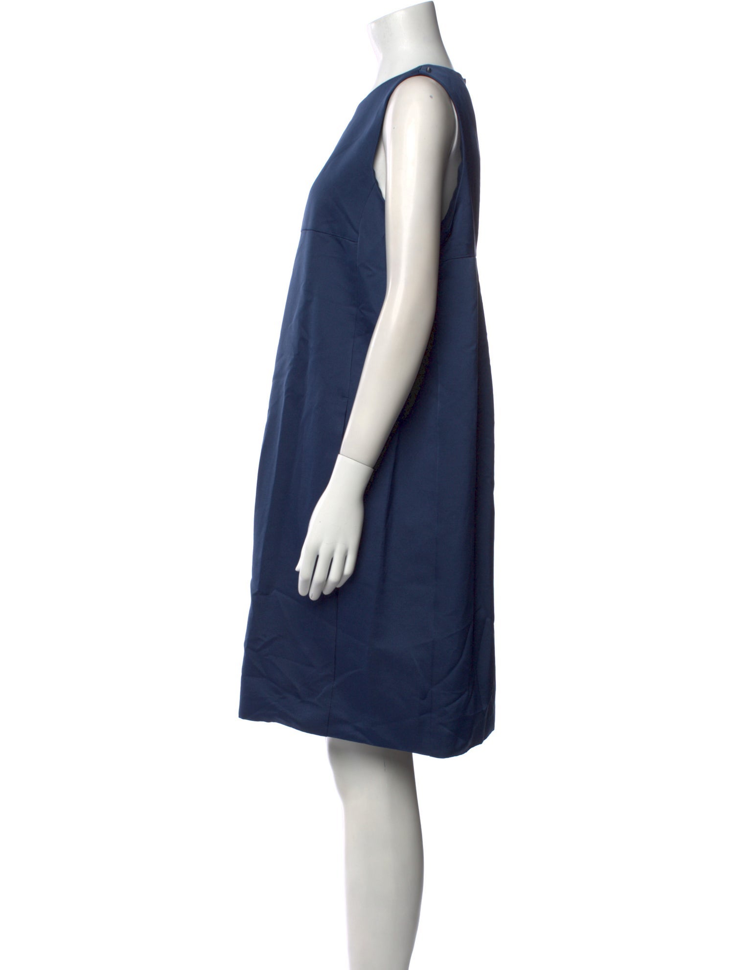 'S Max Mara Crew Neck Knee-Length Dress