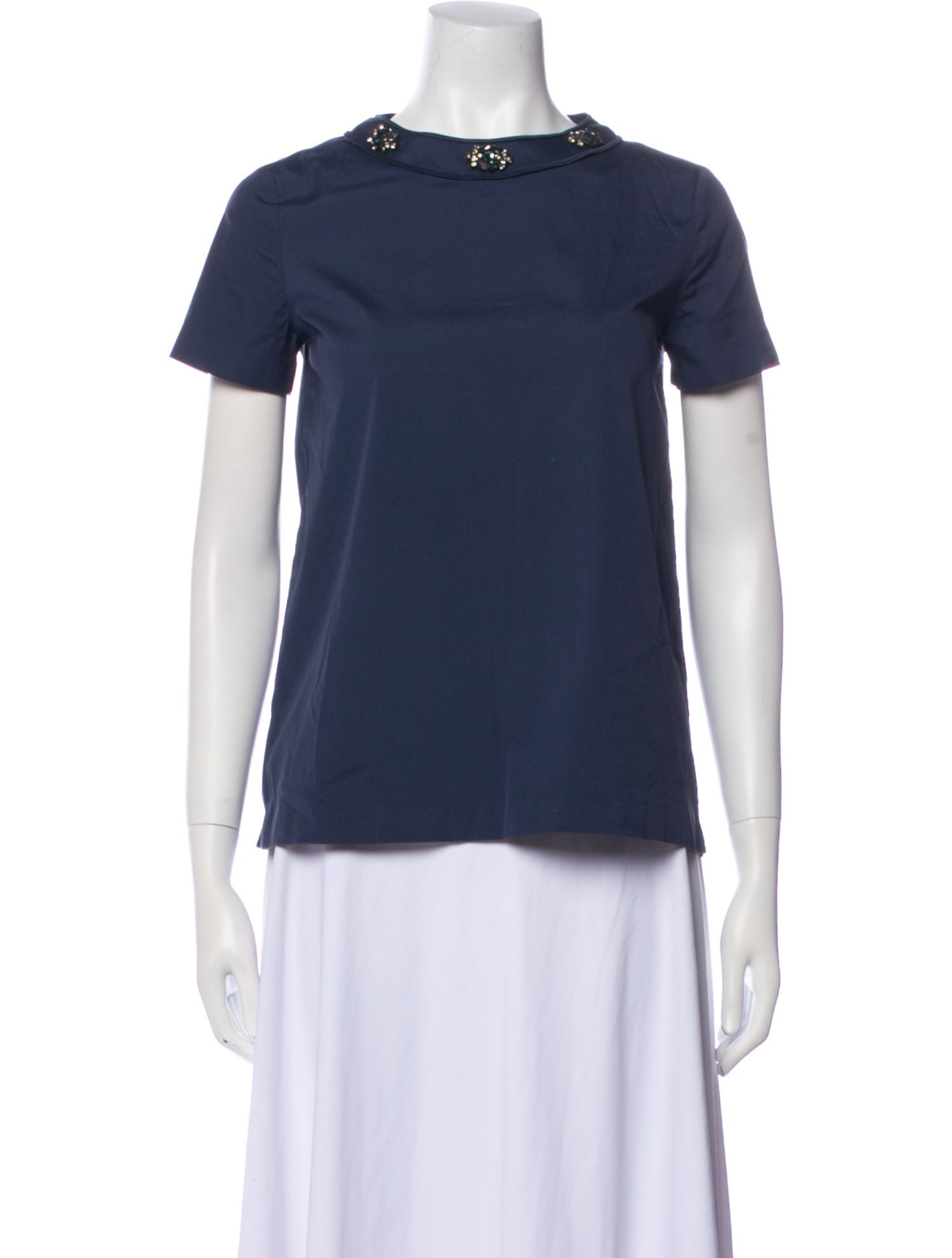 'S Max Mara Scoop Neck Short Sleeve T-Shirt