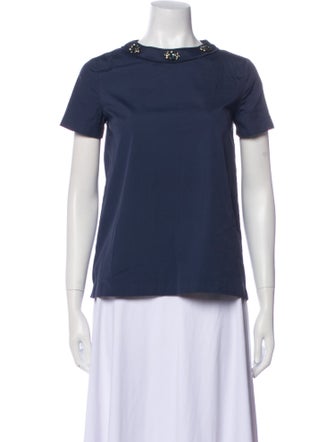 'S Max Mara Scoop Neck Short Sleeve T-Shirt