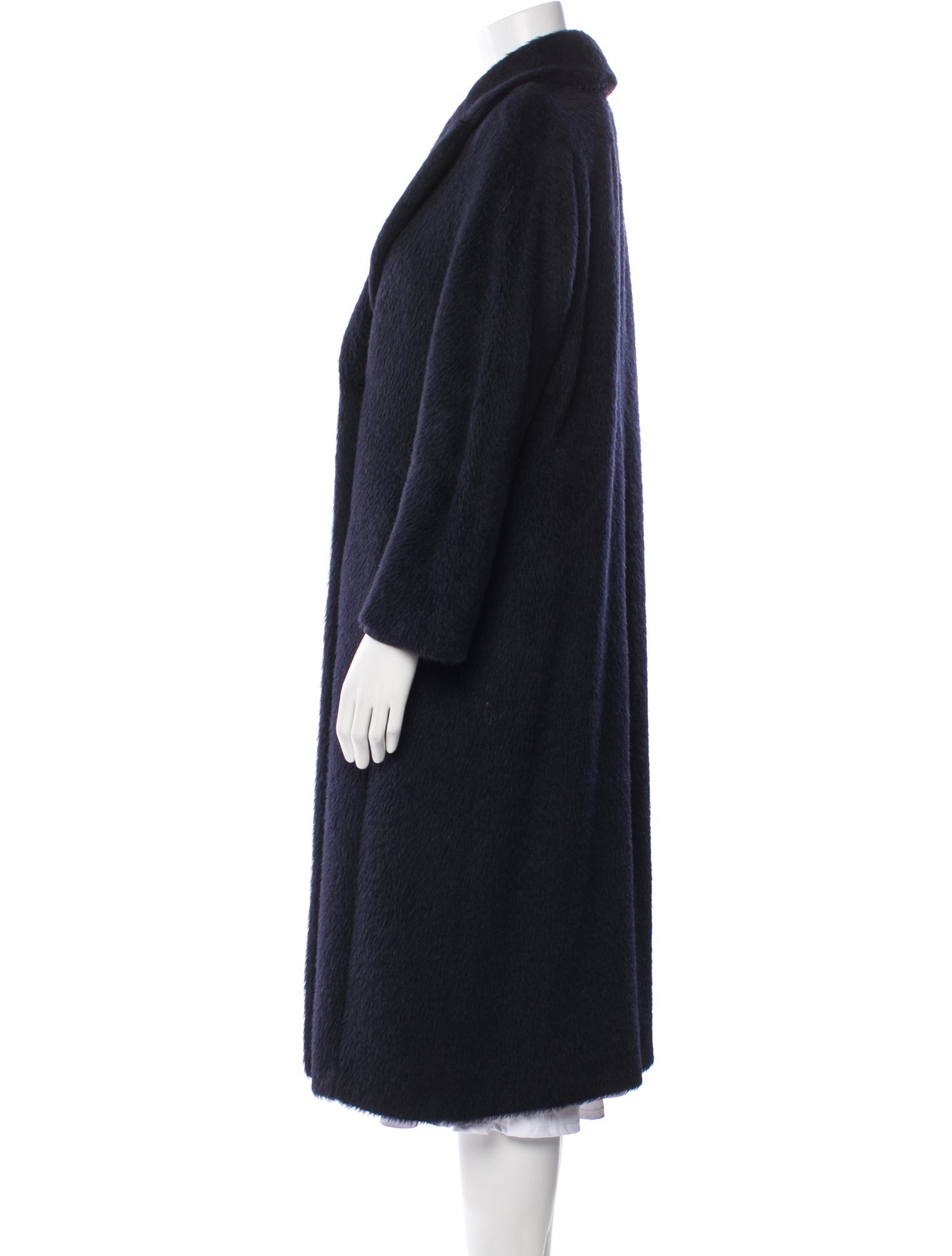 'S Max Mara Alpaca Faux Fur Coat