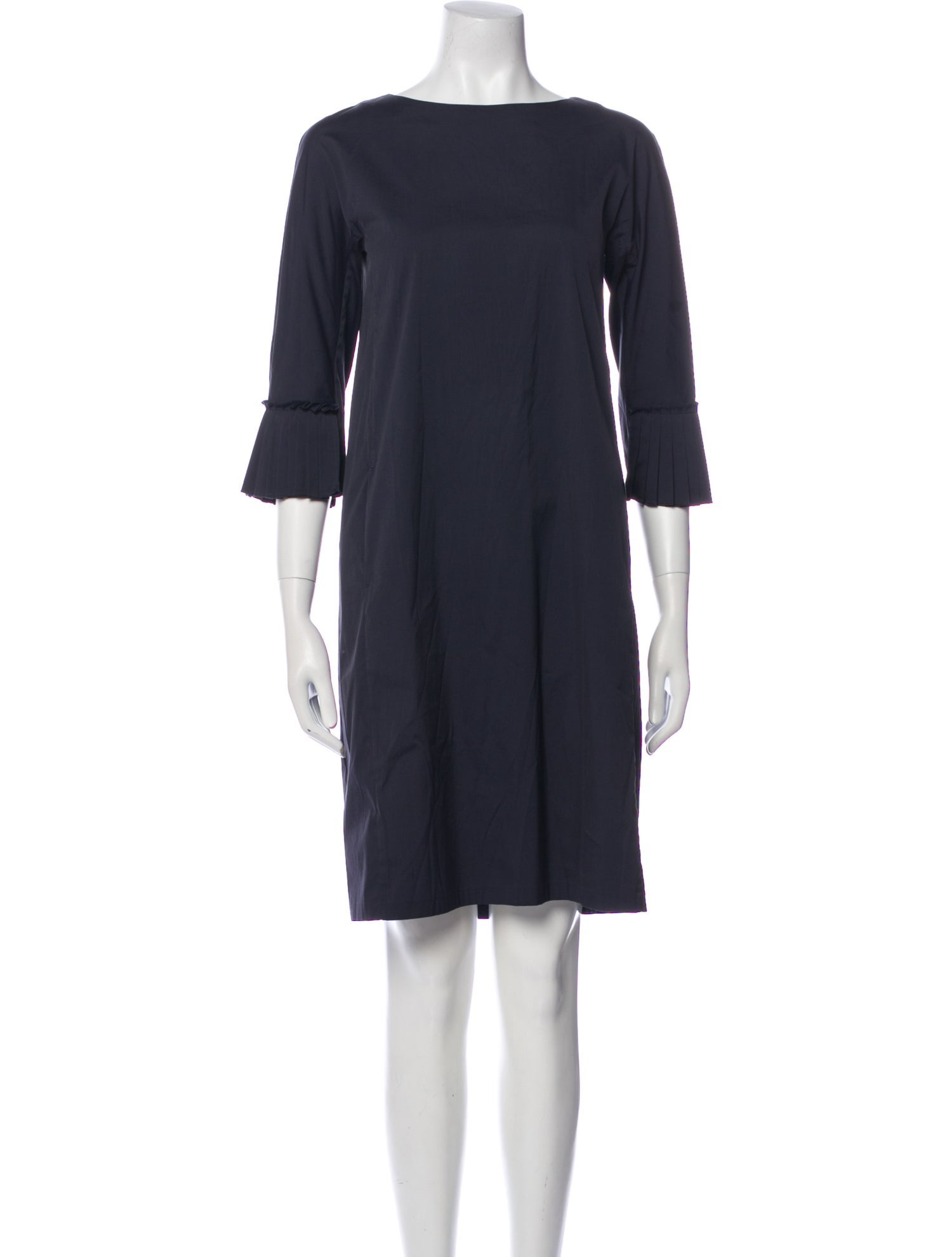 'S Max Mara Bateau Neckline Knee-Length Dress