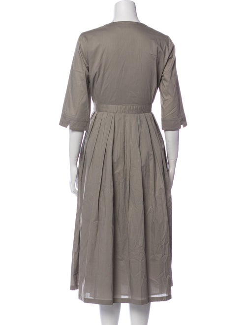 'S Max Mara V-Neck Midi Length Dress