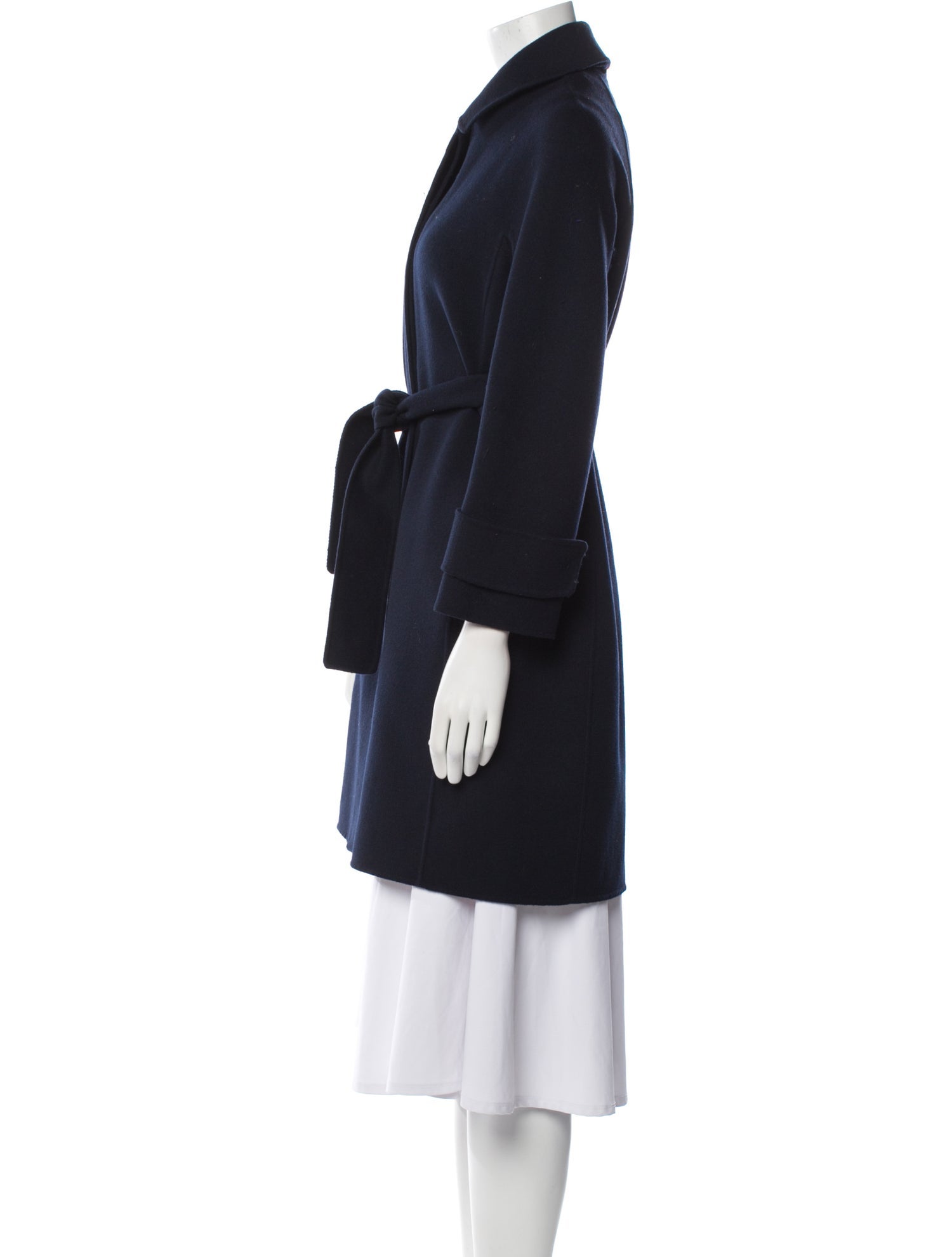 'S Max Mara Virgin Wool Trench Coat