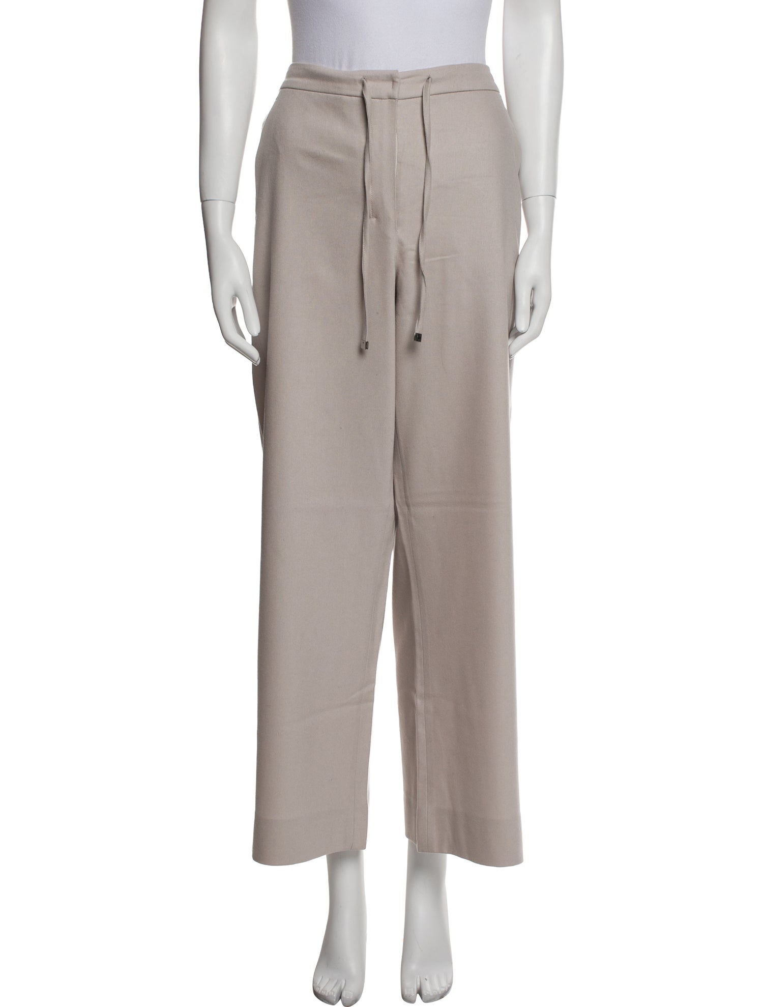 'S Max Mara Virgin Wool Wide Leg Pants