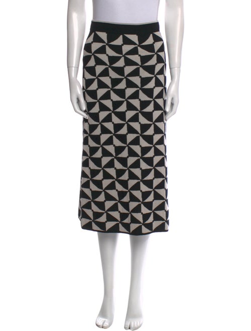 'S Max Mara Virgin Wool Knee-Length Skirt