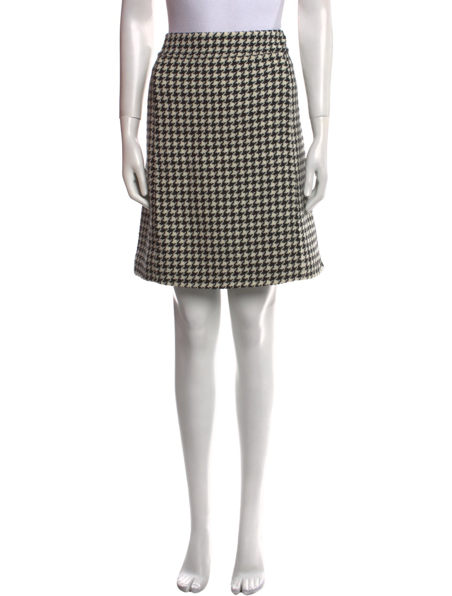 'S Max Mara Virgin Wool Knee-Length Skirt
