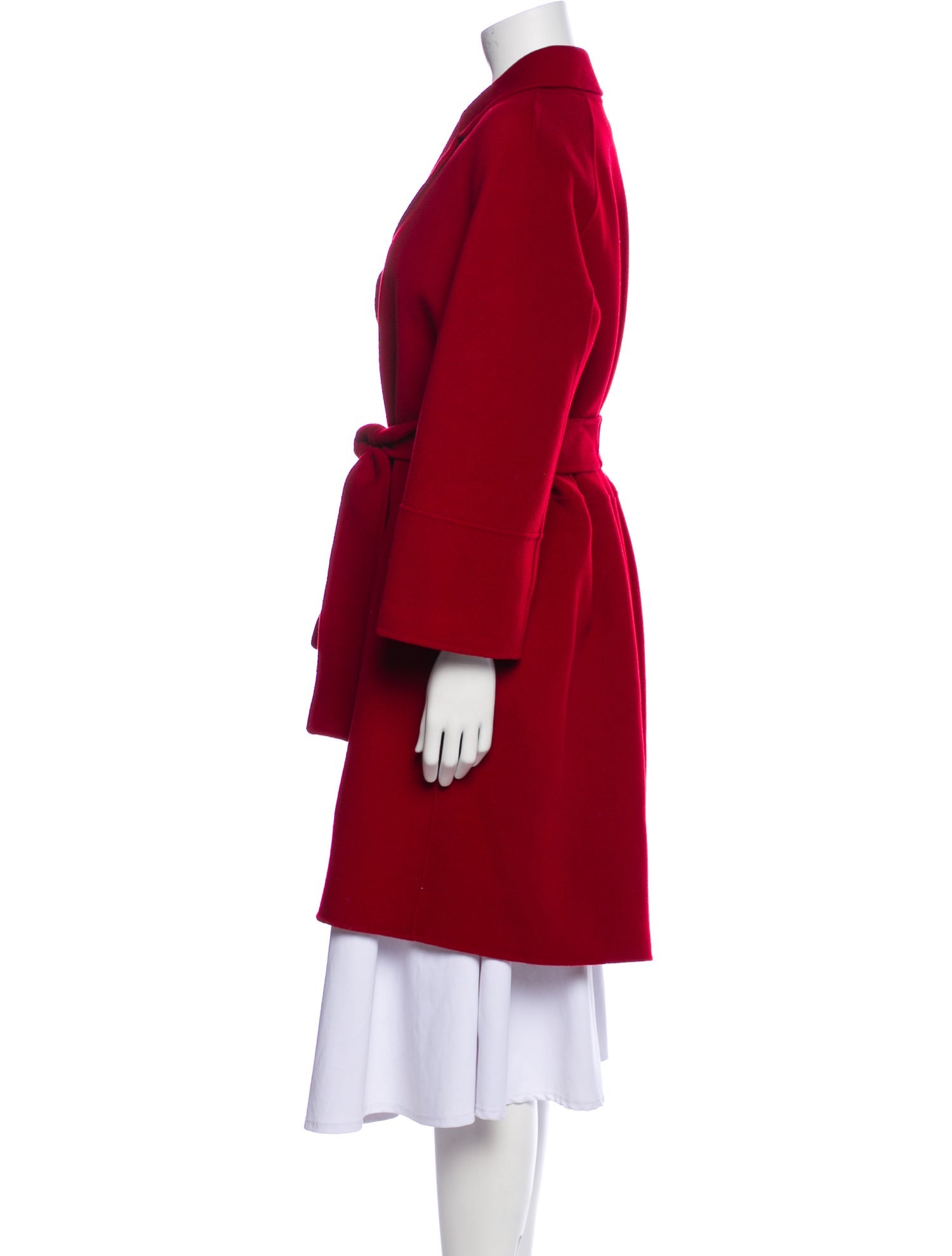 'S Max Mara Virgin Wool Trench Coat