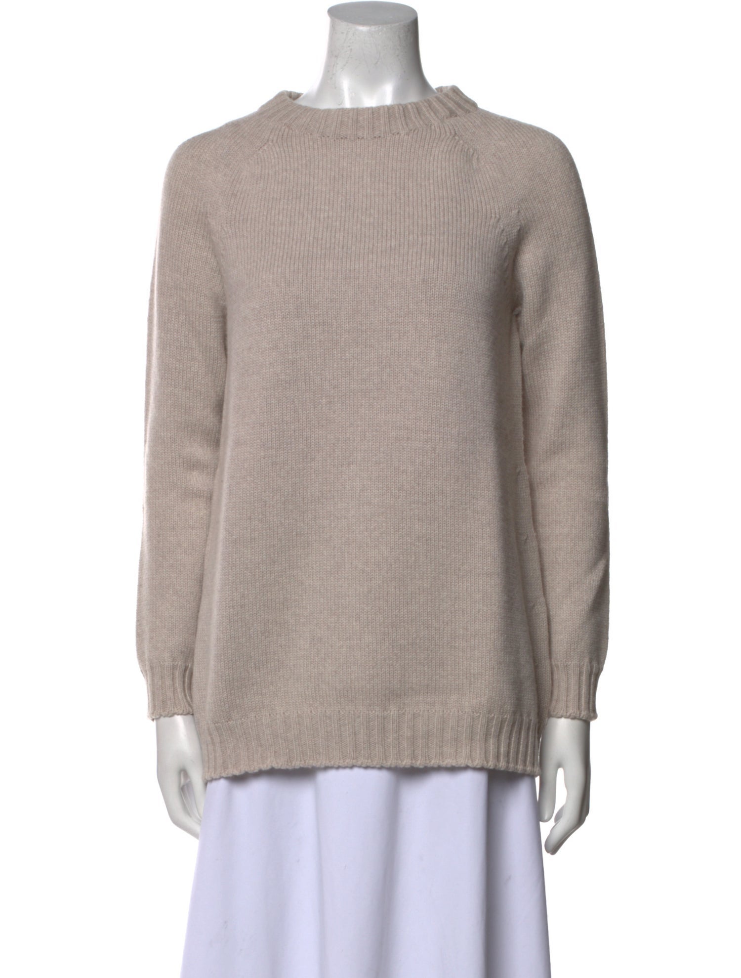 'S Max Mara Virgin Wool Crew Neck Sweater