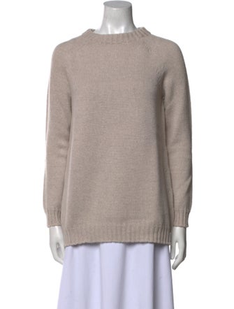 'S Max Mara Virgin Wool Crew Neck Sweater