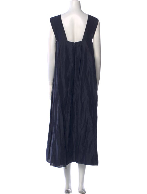 'S Max Mara Scoop Neck Midi Length Dress