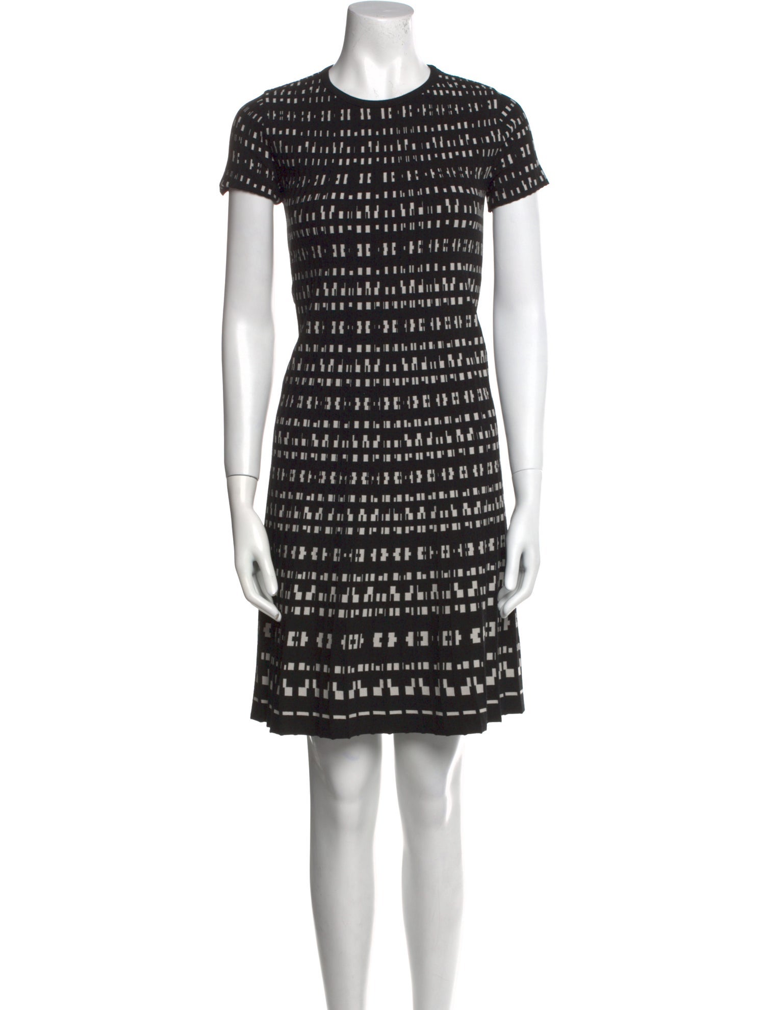 'S Max Mara Printed Knee-Length Dress