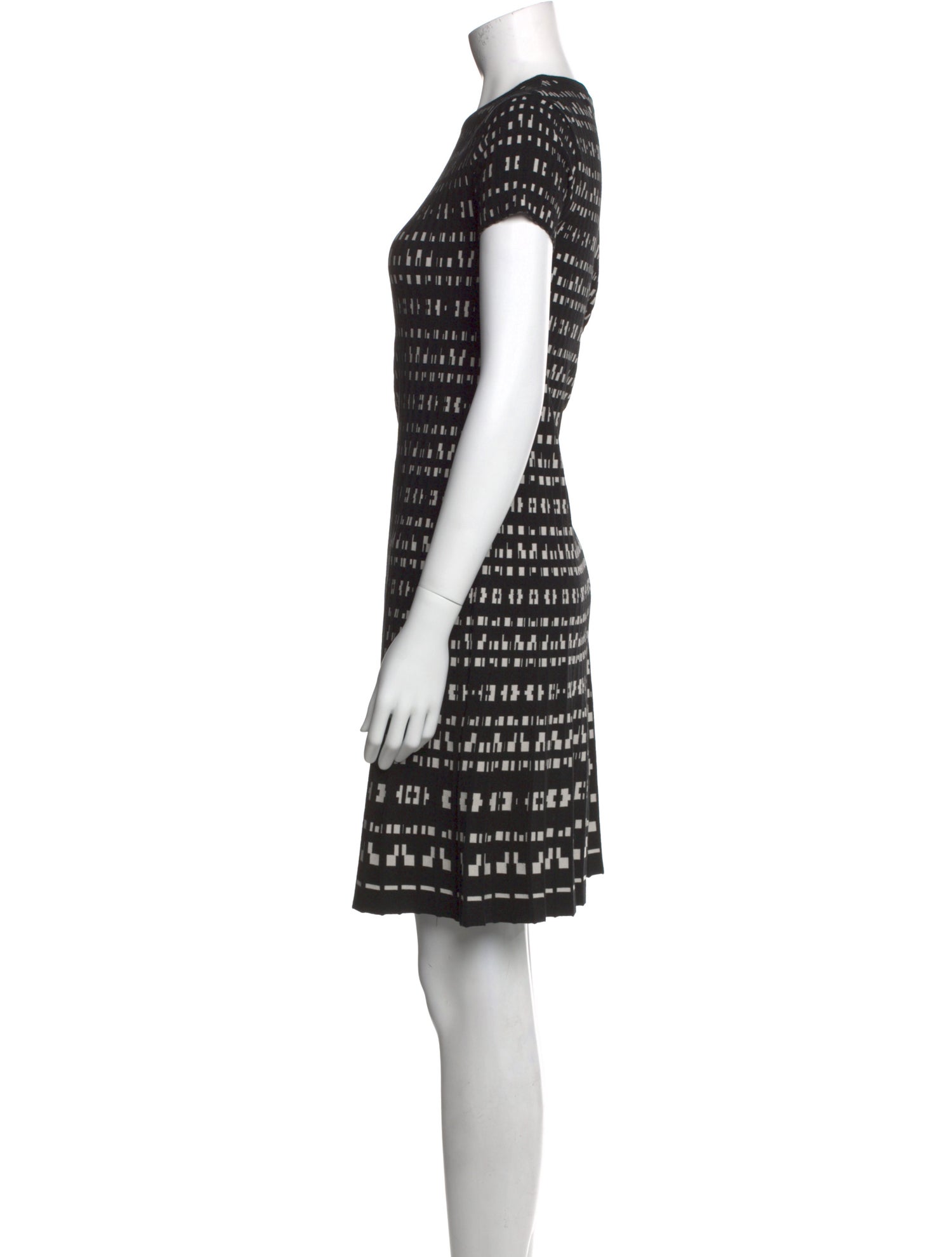 'S Max Mara Printed Knee-Length Dress