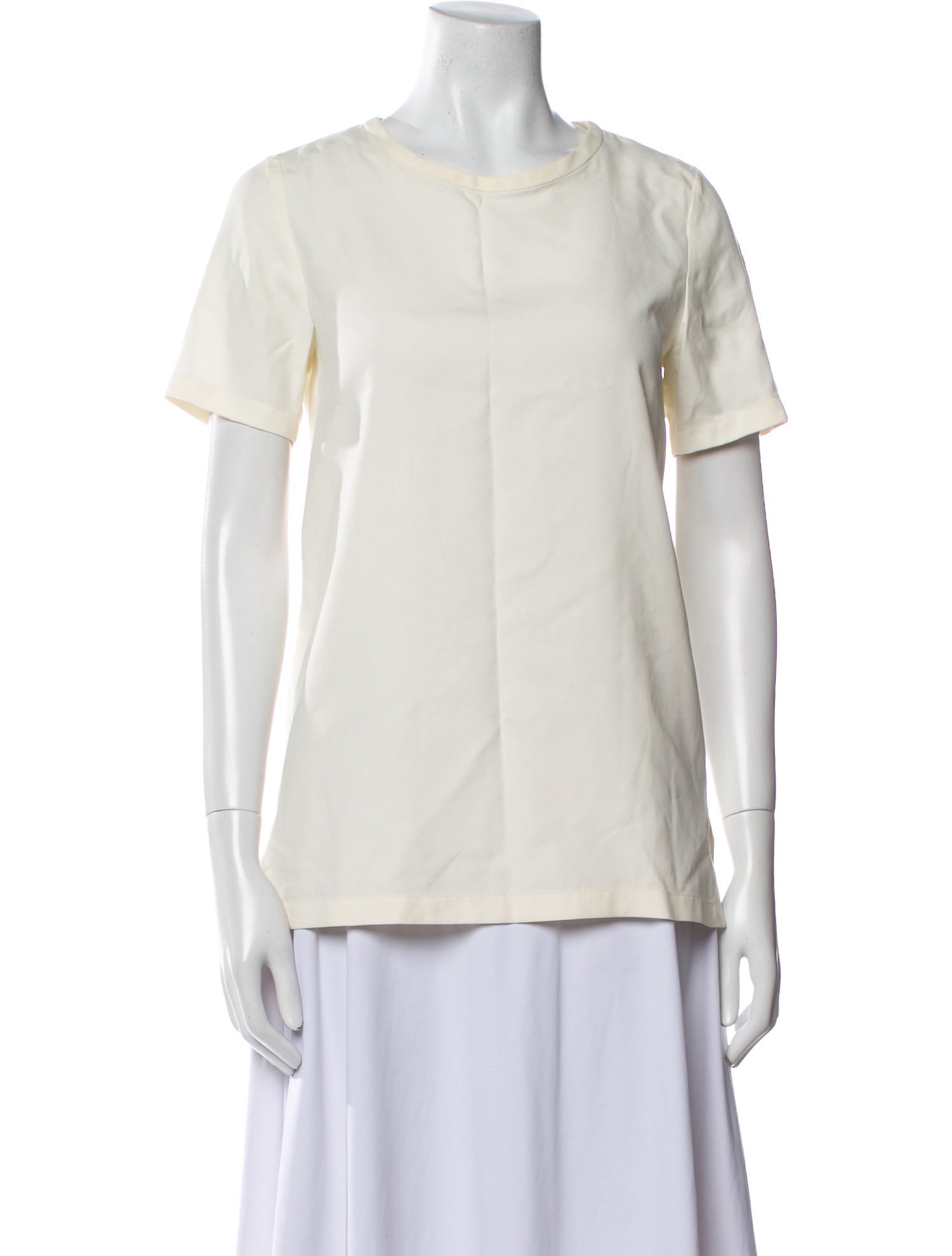 'S Max Mara Silk Crew Neck T-Shirt