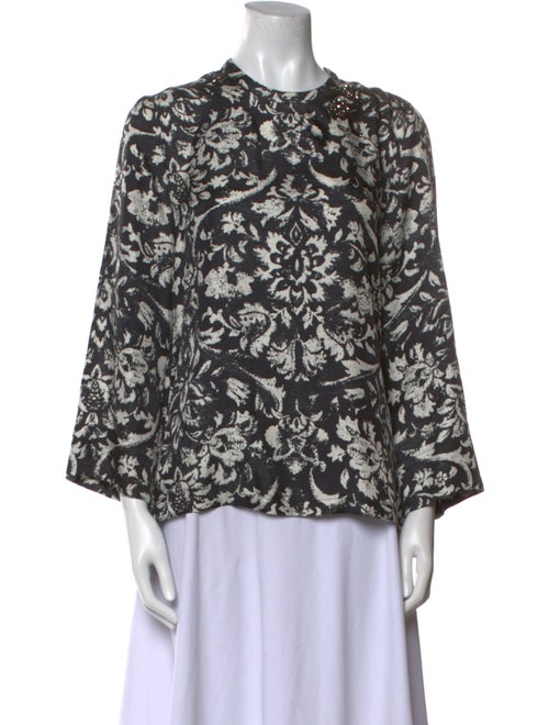 'S Max Mara Silk Printed Blouse