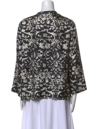 'S Max Mara Silk Printed Blouse