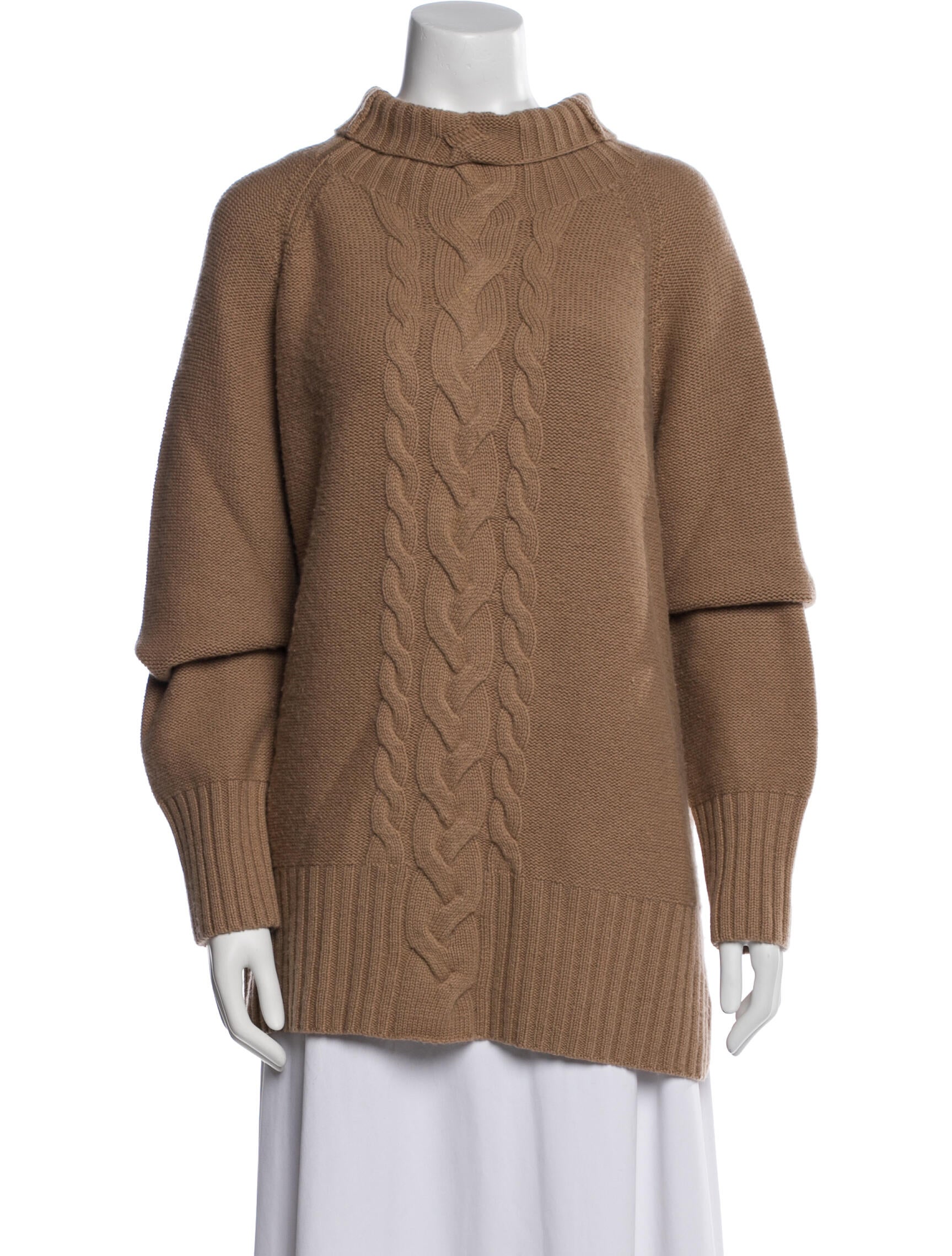 'S Max Mara Cashmere Mock Neck Sweater