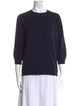 'S Max Mara Virgin Wool Crew Neck Sweater
