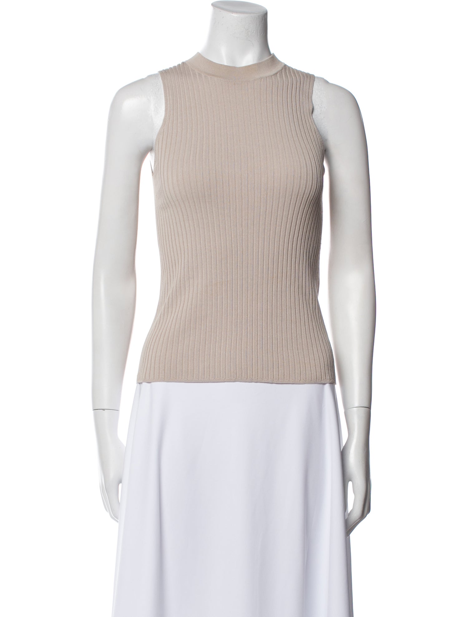 'S Max Mara Crew Neck Sleeveless Top