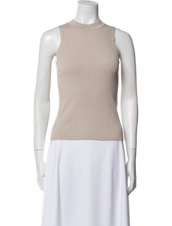 'S Max Mara Crew Neck Sleeveless Top