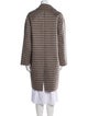 'S Max Mara Virgin Wool Plaid Print Coat
