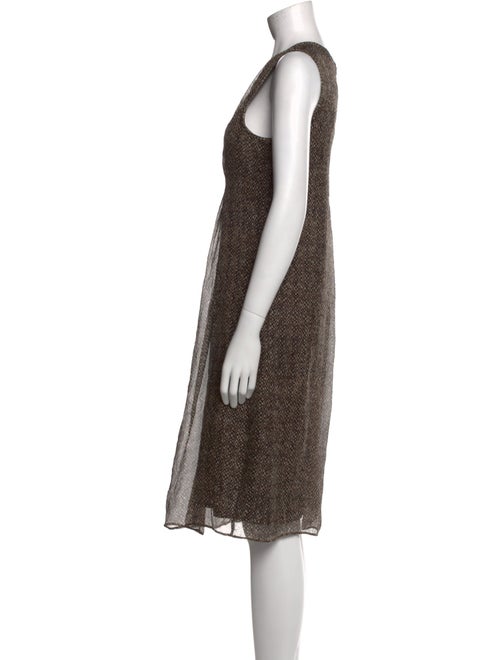 'S Max Mara Silk Midi Length Dress