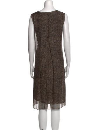 'S Max Mara Silk Midi Length Dress
