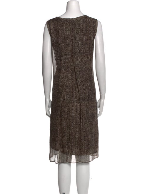'S Max Mara Silk Midi Length Dress