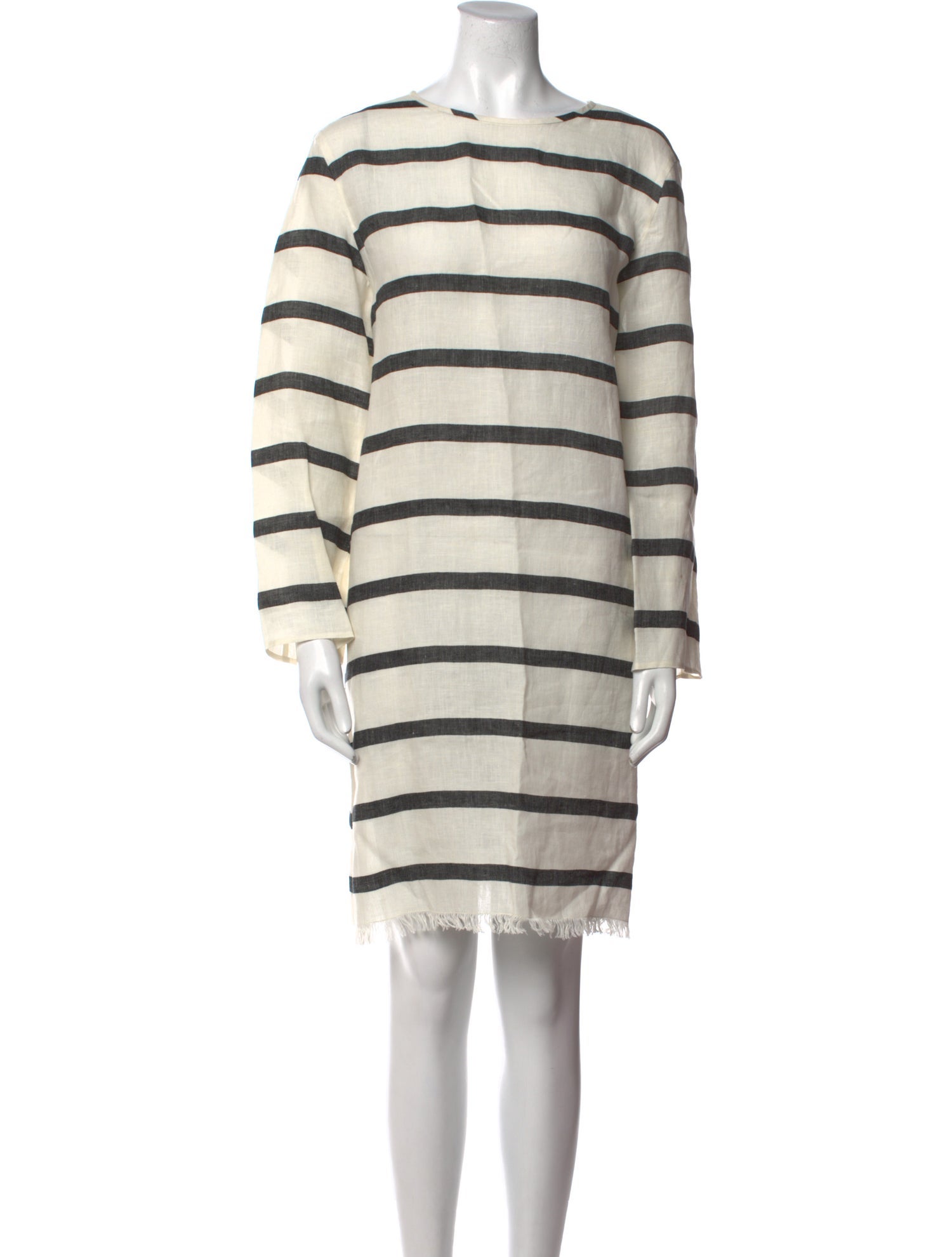 'S Max Mara Striped Knee-Length Dress