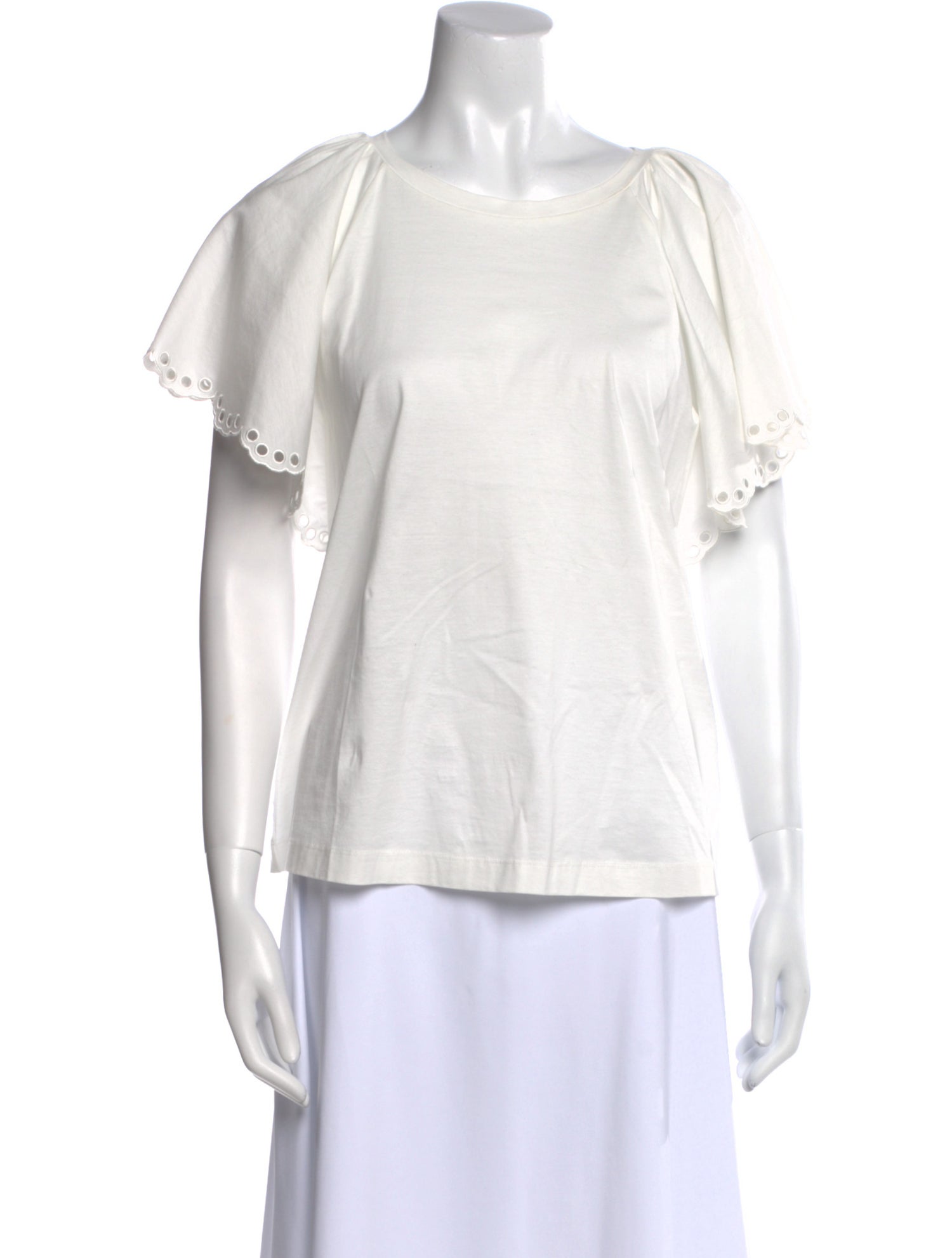 'S Max Mara Bateau Neckline Short Sleeve T-Shirt