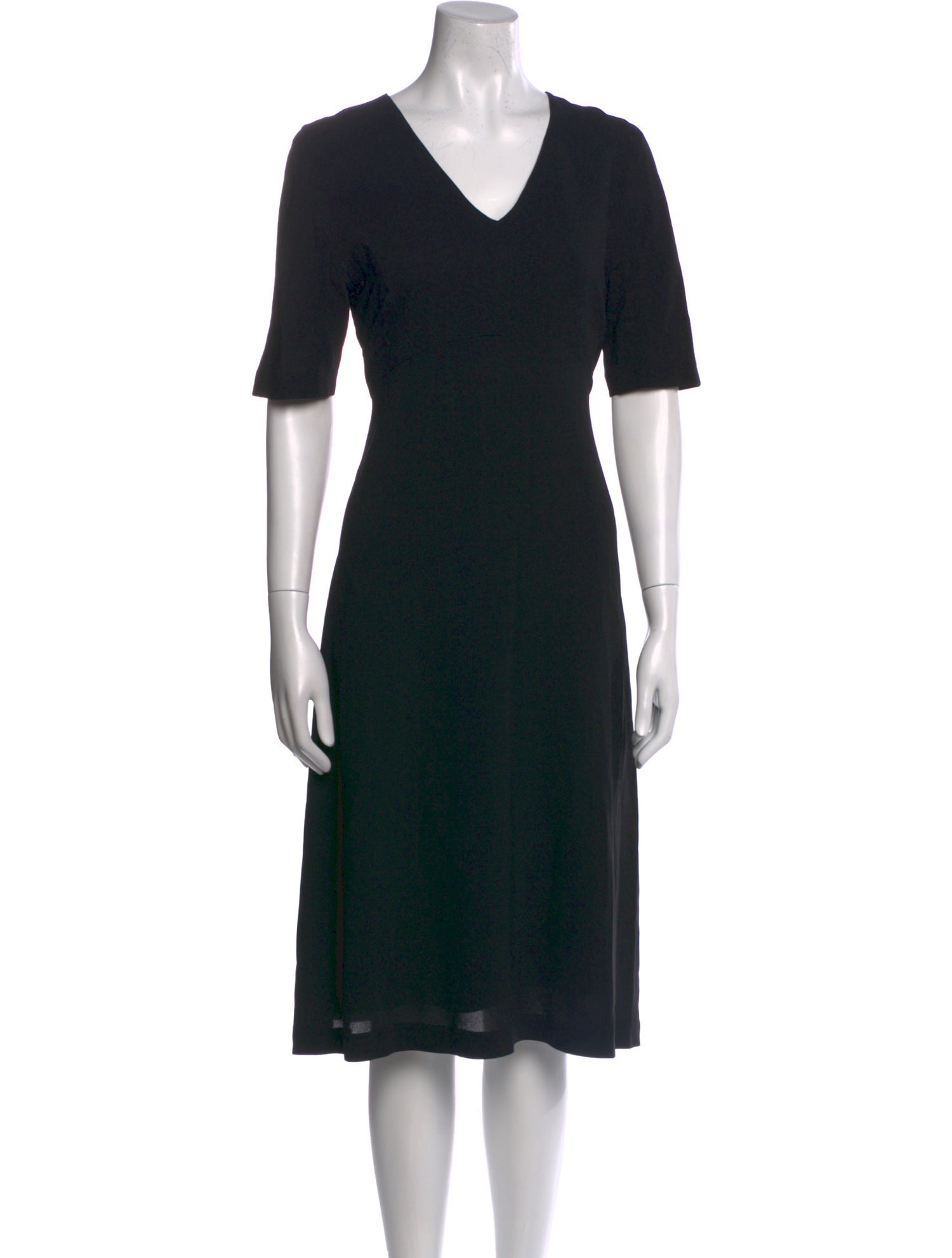 'S Max Mara V-Neck Midi Length Dress