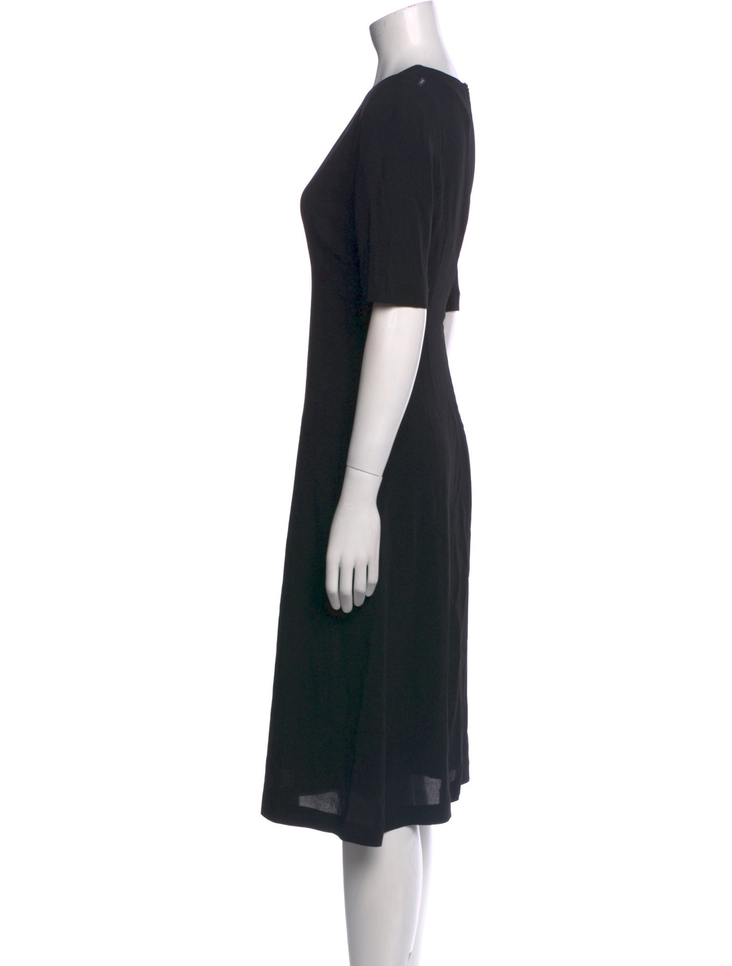 'S Max Mara V-Neck Midi Length Dress
