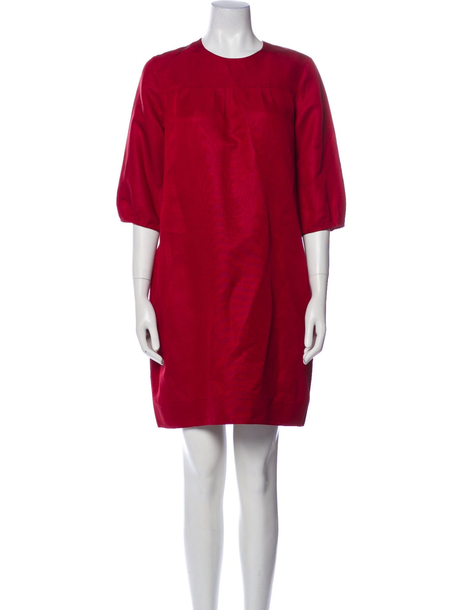 'S Max Mara Crew Neck Knee-Length Dress