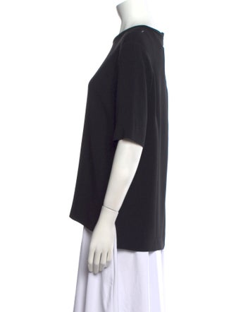 'S Max Mara Bateau Neckline Short Sleeve T-Shirt