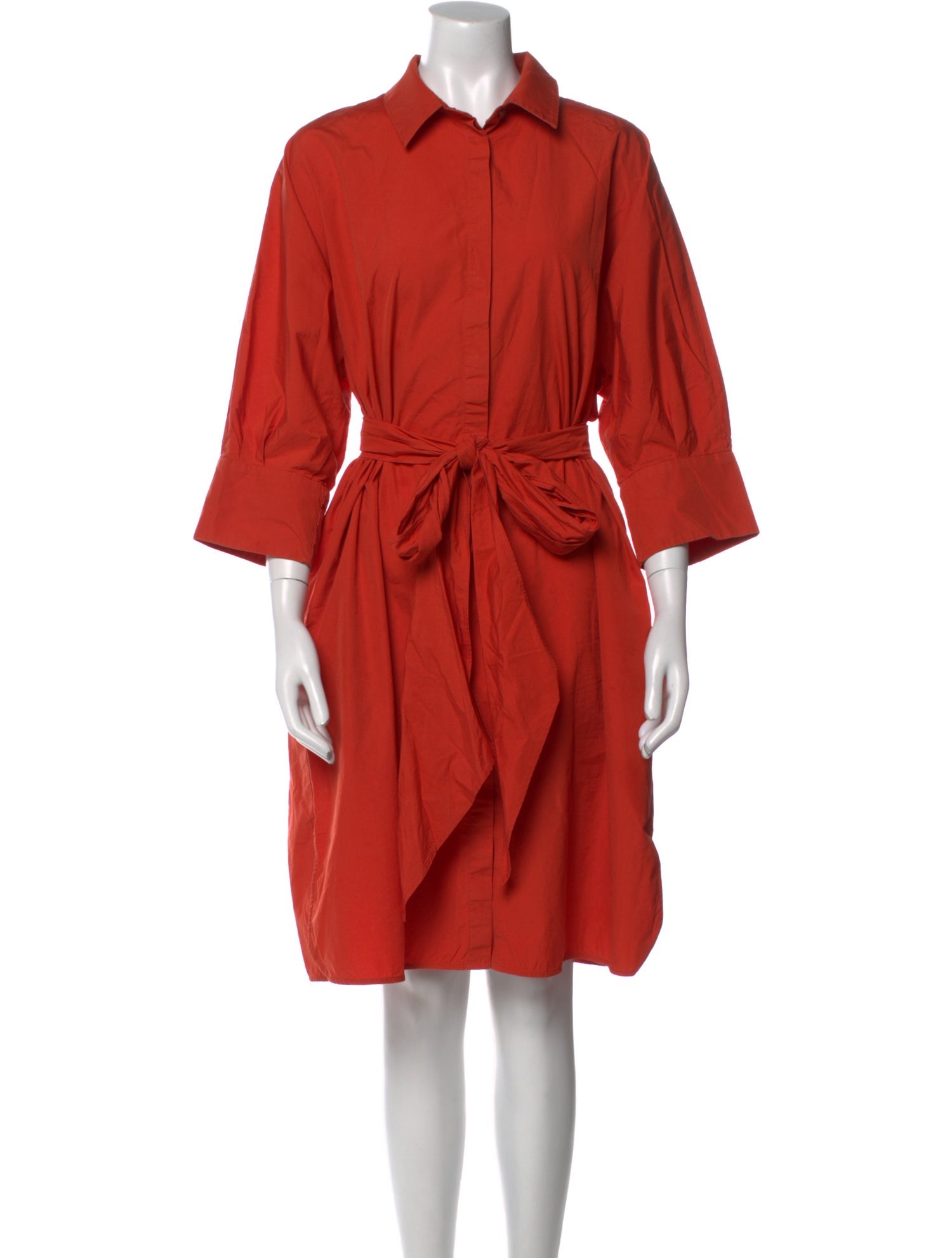 'S Max Mara Silk Knee-Length Dress