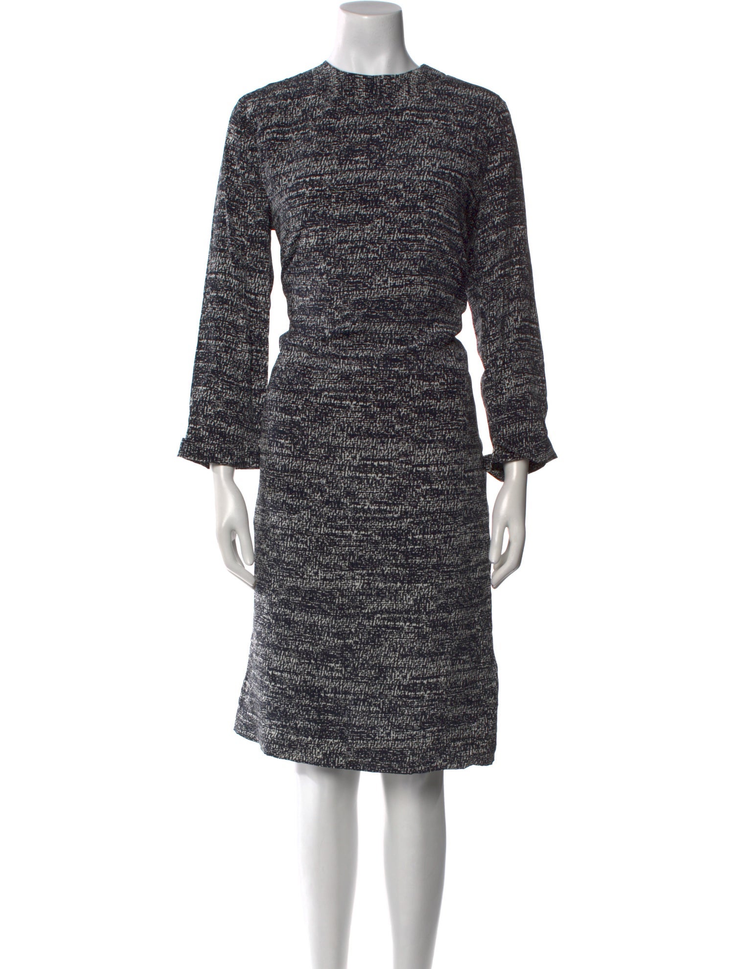 'S Max Mara Silk Midi Length Dress