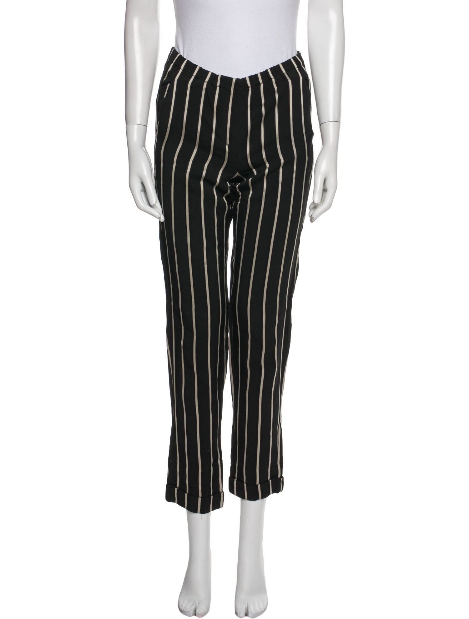 'S Max Mara Striped Straight Leg Pants