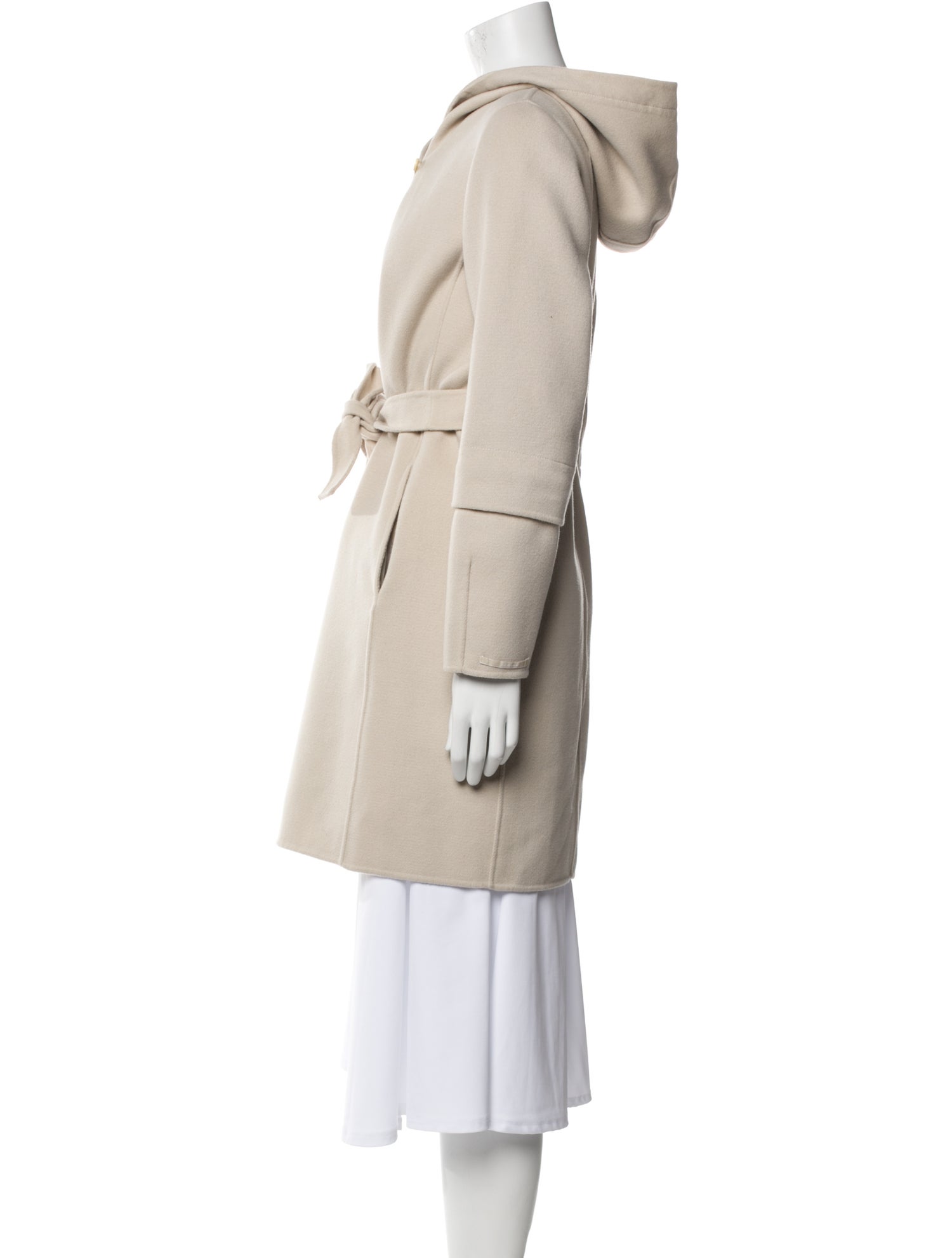 'S Max Mara Virgin Wool Trench Coat